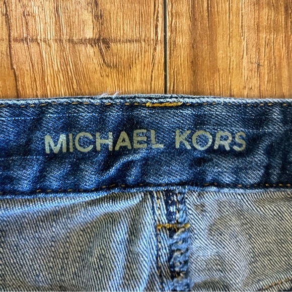 MICHAEL KORS Women’s Blue Straight Boot Cut Jeans Denim Size 8 - Picture 4 of 11